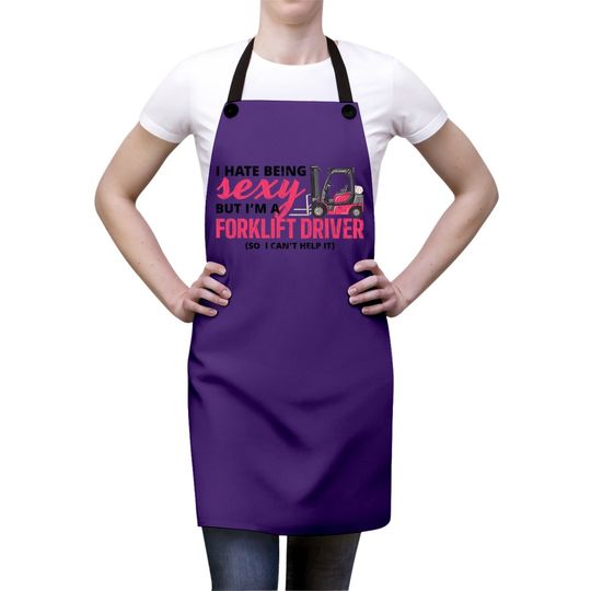 Forklift Driver Apparel Forklift Operator Funny Gift Apron
