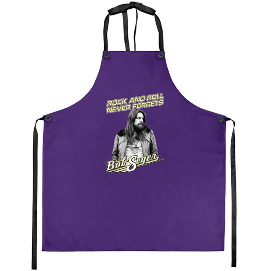 Vintage Bob Arts Seger Rock And Roll Gift For Fan And Lovers Apron