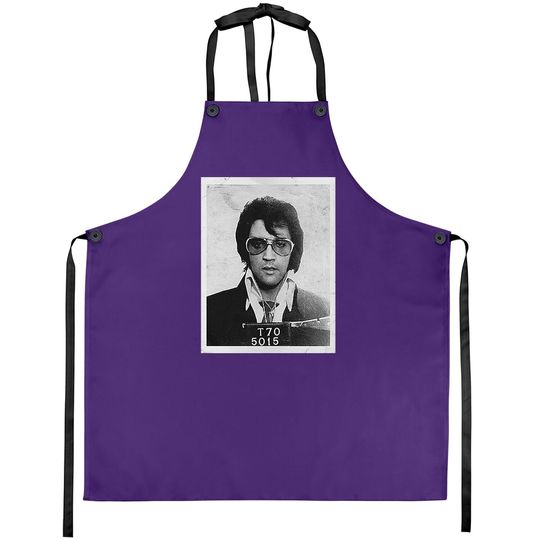 Elvis Presley Mugshot Poster Apron