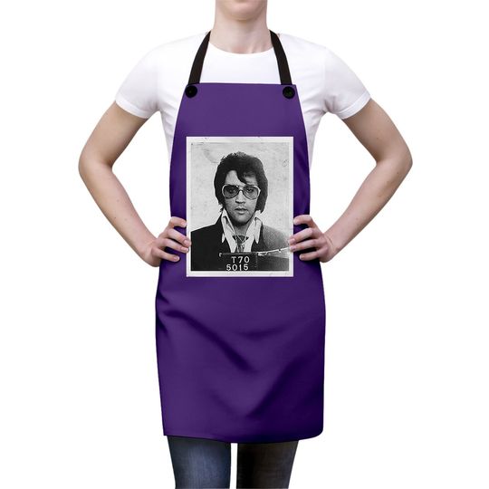 Elvis Presley Mugshot Poster Apron
