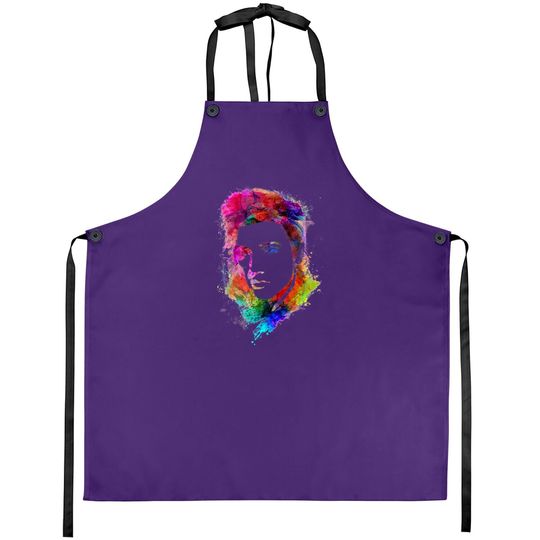 Elvis Presley Watercolor King Short Sleeve Apron