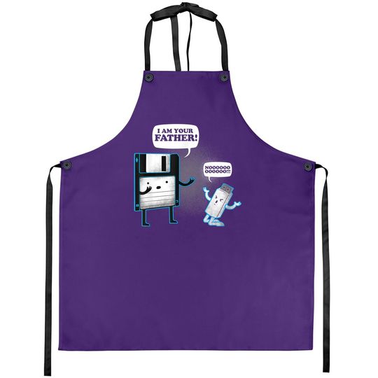 "i Am Your Father" Floppy Disk & Usb Funny Apron