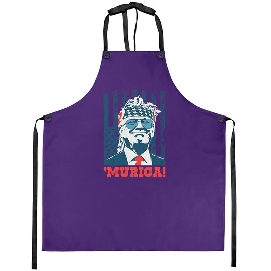 Donald Trump Apron Murica 4th Of July Patriotic American Party Usa Apron