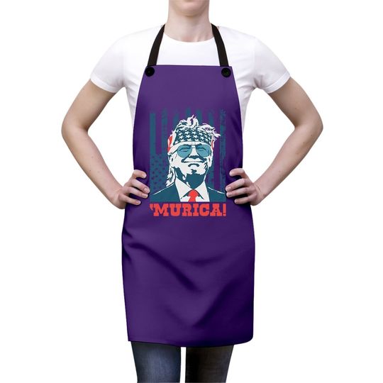 Donald Trump Apron Murica 4th Of July Patriotic American Party Usa Apron