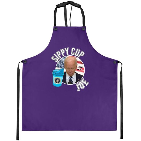 Funny Sippy Cup Joe Biden Premium Apron