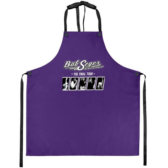 Love Bob Art Seger Retro Rock And Roll Legends 1970s Apron