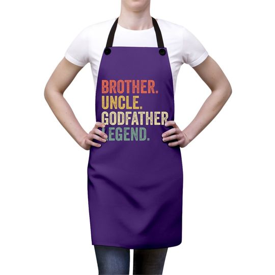 Uncle Godfather Apron Christmas Gifts From Godchild Funny Apron