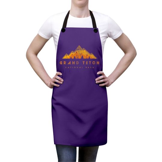 Grand Teton National Park Retro Apron