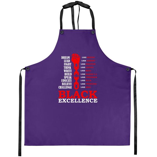 Black Excellence, Black Af Apron