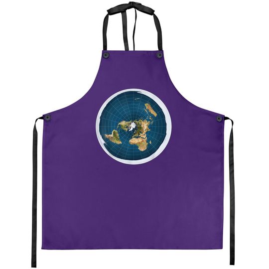 Map Of The Flat Earth Apron