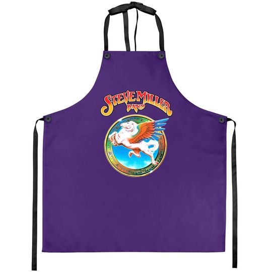 Steve Miller Band Apron Cotton Apron Fashion Round Neck Tops Short Sleeve Apron