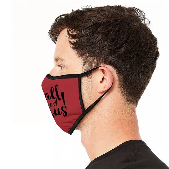 Jesus Face Mask For Religious Believer, Preacher Face Mask, You All Need Jesus Face Mask