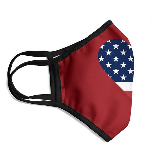 American Flag Face Mask 4th Of July Patriotic Face Mask Independence Day Stars Stripes Print Face Mask Tops