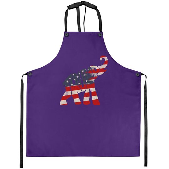 President Trump 2020 Republican Elephant Trump Supporter Apron