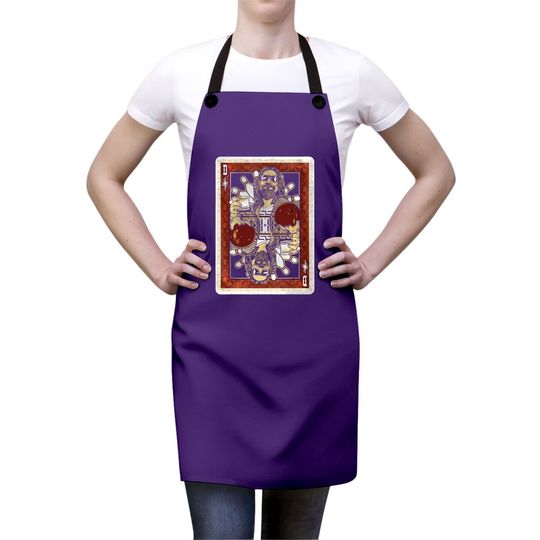 The Big Lebowski The Dude Abides Playing Card Apron