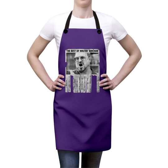 The Big Lebowski Walter Best Of Quotes Flyer Apron