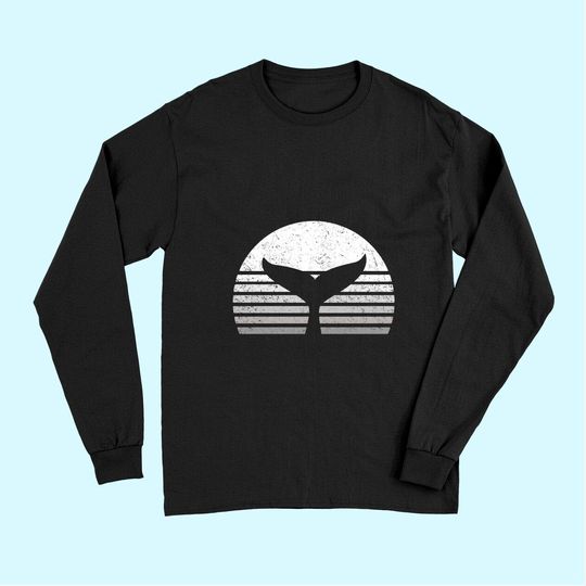 Save the Whales Nautical Sea Blue Long Sleeves