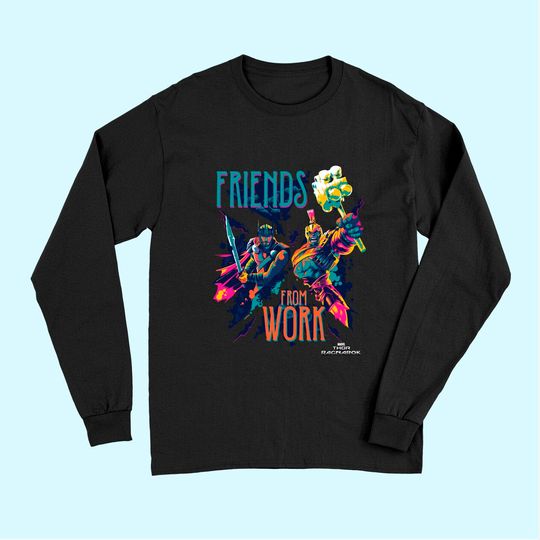 Marvel Thor Ragnarok Working Friends Neon Blast Long Sleeves