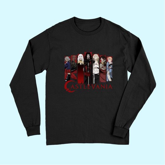 Castlevania Character Panels Long Sleeves