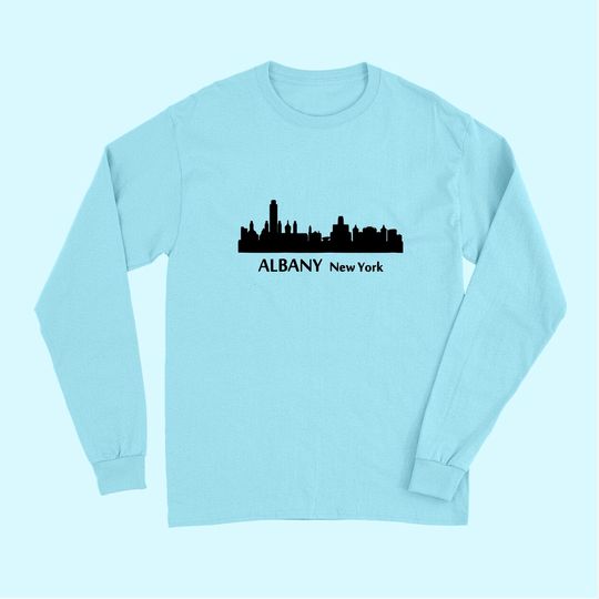 Discover Albany New York Downtown Skyline Long Sleeves