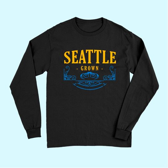 Discover Seattle Grown Washington American Long Sleeves