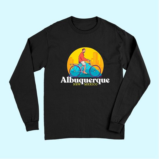 Albuquerque New Mexico 80s Retro Long Sleeves