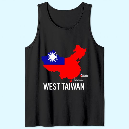 West Taiwan Tank Top Funny West Taiwan West Taiwan Tank Top