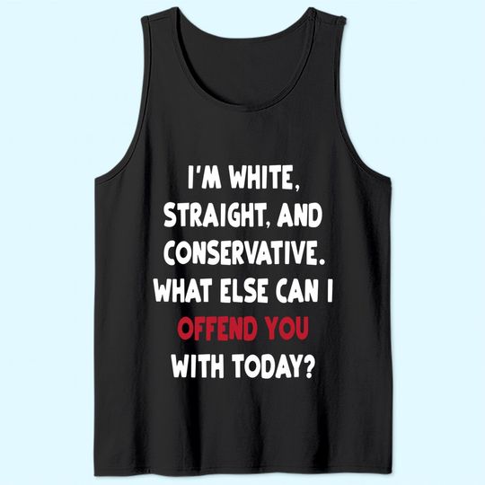 White Privilege Offends Tank Top