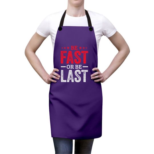Fast Car Quote Drag Racing Apron