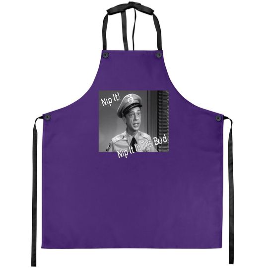 The Andy Griffith Show Barney Fife Nip It Apron