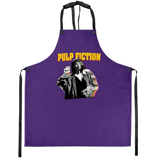 Nirvan Pulp Fiction Mia Wallace  apron