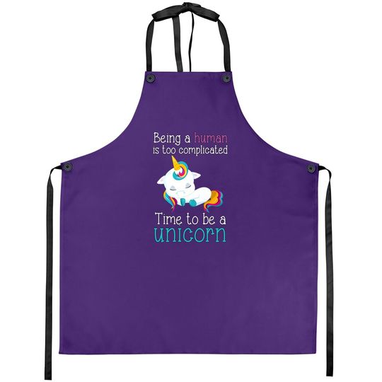 Time To Be A Unicorn Plus Size Apron