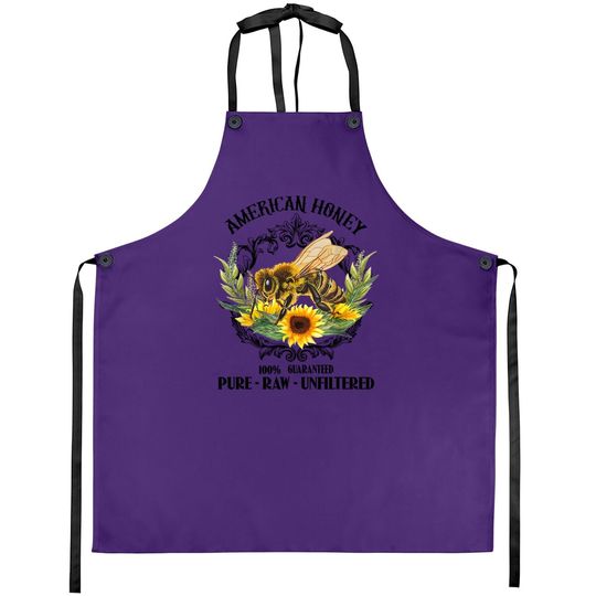 American Honey Bee Funny Beekeeping Gift For Beekeeper Apron