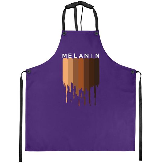 Melanin Black Pride Black History Funny Gift Apron