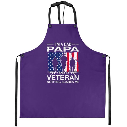 Veterans Day I'm A Dad Papa Apron