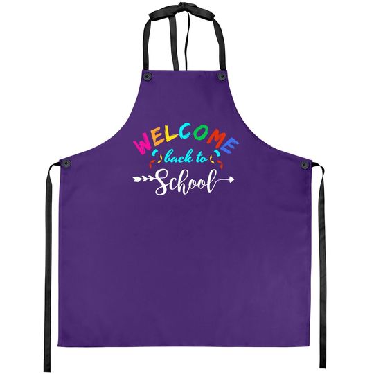 Welcome Back To School Apron