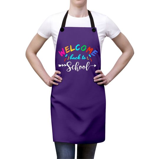 Welcome Back To School Apron