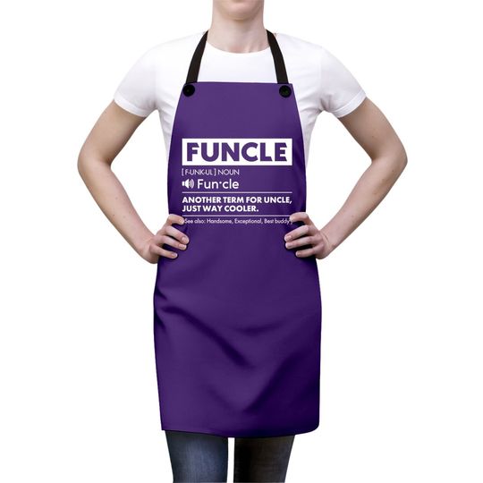 Comfiv Funcle Apron For Best Uncle Apron Ever Cool Apron