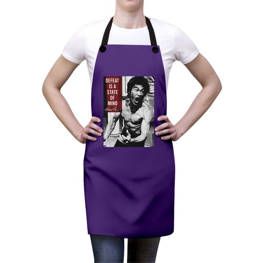 Bruce Lee Quote Chinese Martial Arts Icon Apron
