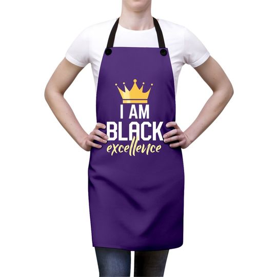 I Am Black Excellence Apron