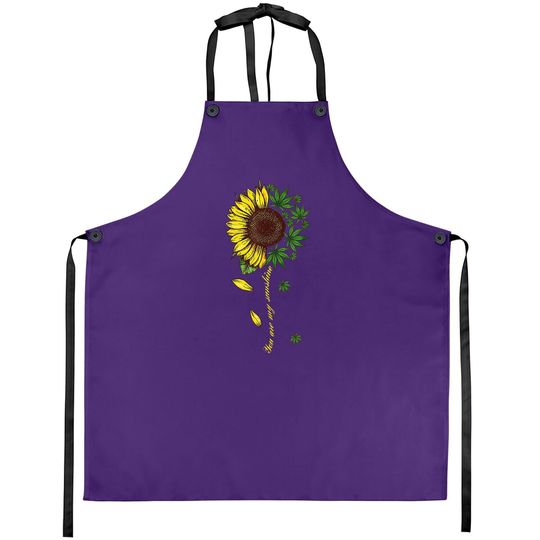 You Are My Sunshine Sunflower Weed Apron