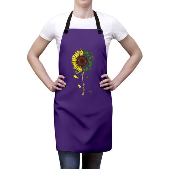 You Are My Sunshine Sunflower Weed Apron