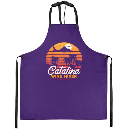 Catalina Mixer Wine Prestige Worldwide Apron Palm Tree Beach