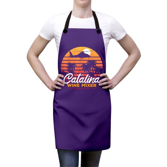 Catalina Mixer Wine Prestige Worldwide Apron Palm Tree Beach
