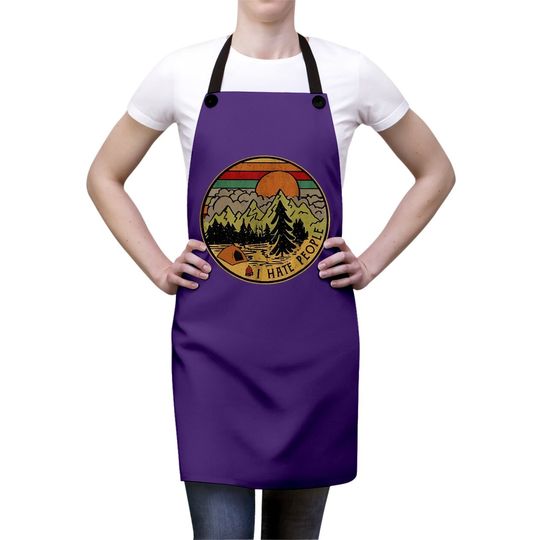 I Hate People Vintage Apron