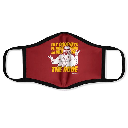 The Big Lebowski The Dude  face Mask