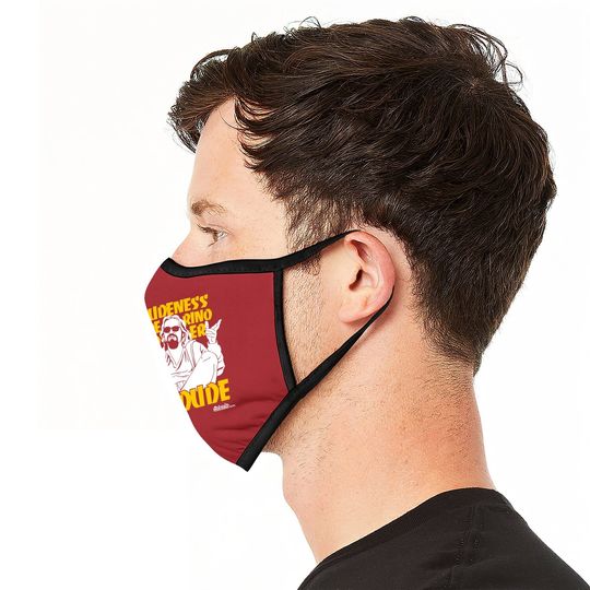 The Big Lebowski The Dude  face Mask