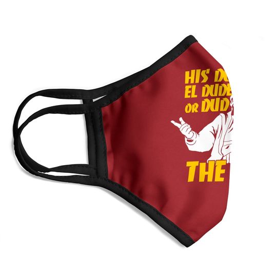 The Big Lebowski The Dude  face Mask