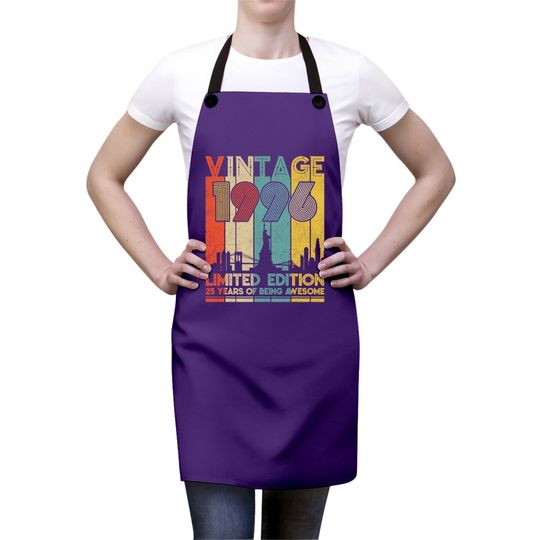 Vintage Made In 1996 Apron - 25th Birthday Apron