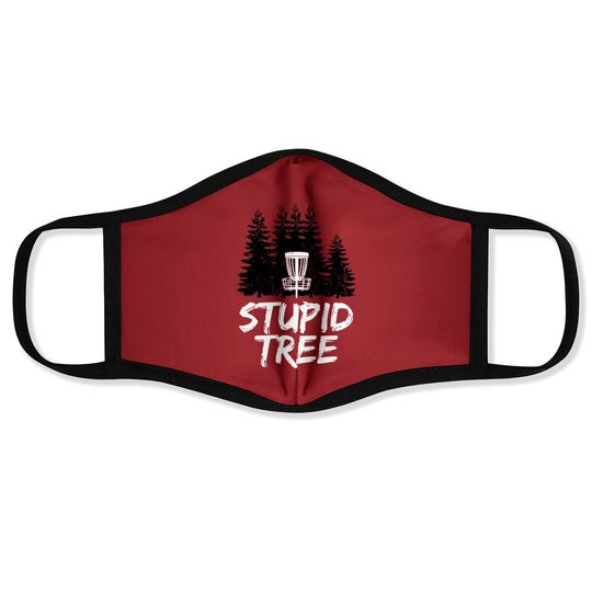 Stupid Tree Disc Golf Face Mask Funny Frisbee Golf Face Mask Face Mask